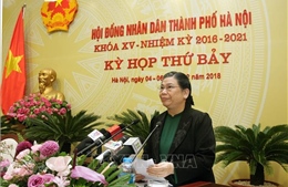 Phó Chủ tịch Quốc hội Tòng Thị Phóng dự khai mạc kỳ họp HĐND thành phố Hà Nội