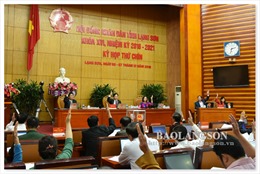 Kết quả lấy phiếu tín nhiệm đối với 27 người giữ chức vụ do HĐND tỉnh Lạng Sơn bầu