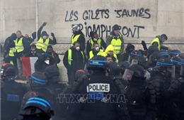 Pháp bắt giữ khoảng 700 đối tượng tham gia biểu tình của phe &#39;Áo vàng&#39;