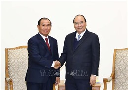 Thủ tướng Nguyễn Xuân Phúc tiếp Bộ trưởng Tư pháp Lào