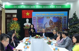 Phó Chủ tịch nước Đặng Thị Ngọc Thịnh thăm Ủy ban Đoàn kết Công giáo Việt Nam