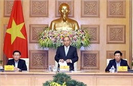 Thủ tướng Nguyễn Xuân Phúc làm việc với Tổ Tư vấn kinh tế