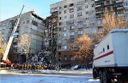 Điện thăm hỏi về vụ sập chung cư ở Magnitogorsk, Liên bang Nga