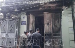Hà Nội: Căn nhà trong ngõ Pháo Đài Láng bất ngờ bốc cháy lúc rạng sáng