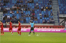 Asian Cup 2019: Những con số sau hiệp 1 trận Việt Nam - Nhật Bản