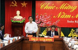 Đoàn công tác của Ban Tổ chức Trung ương làm việc tại Tuyên Quang