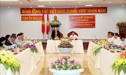 Chủ tịch Quốc hội Nguyễn Thị Kim Ngân làm việc tại tỉnh Gia Lai