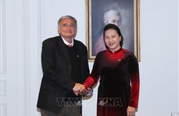 Chủ tịch Quốc hội Nguyễn Thị Kim Ngân gặp Tổng Thư ký Hội hữu nghị Pháp - Việt