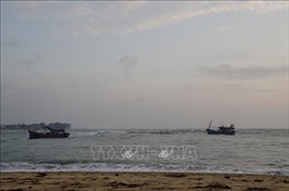 Kịp thời cứu hộ 8 thuyền viên bị chìm tàu ở vùng biển Quảng Ninh