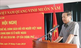 Hội nghị triển khai chế độ, chính sách đối với người Việt Nam có công đang định cư ở nước ngoài