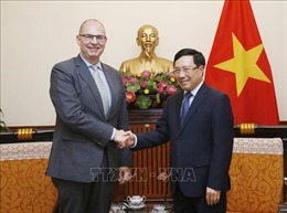 Phó Thủ tướng Phạm Bình Minh tiếp Đại sứ Đan Mạch và Đại sứ Bulgaria