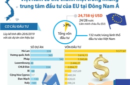 Việt Nam có thể thành một trong những trung tâm đầu tư của EU tại Đông Nam Á