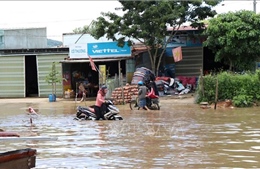 Khắc phục tình trạng ngập cục bộ trên đường Hồ Chí Minh đoạn qua huyện Ngọc Hồi, Kon Tum 