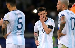 COPA AMERICA 2019: Argentina chưa &#39;tâm phục khẩu phục&#39; với kết quả trận gặp Brazil