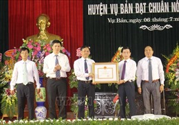 Huyện Vụ Bản (Nam Định) đạt chuẩn nông thôn mới