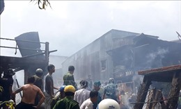 Hỏa hoạn thiêu rụi 5 căn nhà hộ nghèo ở huyện biên giới An Phú, An Giang