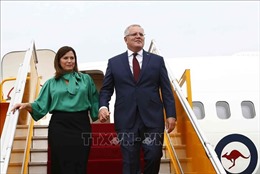 Thủ tướng Australia Scott Morrison và Phu nhân đến sân bay Nội Bài