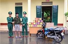 Bắt giữ đối tượng vận chuyển gần 34kg pháo lậu qua biên giới