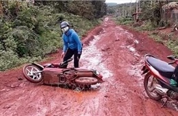 Mấy chục năm khốn khổ vì con đường lầy lội ở Thống Nhất, Bình Phước