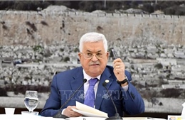 Tổng thống Palestine gặp Bộ trưởng Quốc phòng Israel