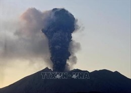 Nhật Bản phát cảnh báo mức cao nhất do núi lửa Sakurajima phun trào