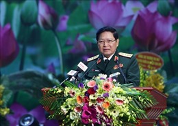 Đại tướng Ngô Xuân Lịch dự Ngày hội Đại đoàn kết toàn dân tộc tại Hà Nam