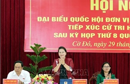 Chủ tịch Quốc hội tiếp xúc cử tri tại quận Ninh Kiều và huyện Cờ Đỏ, thành phố Cần Thơ