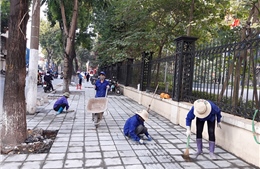 Hà Nội chỉnh trang đô thị đón chào năm mới