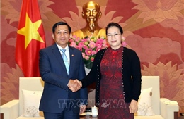 Chủ tịch Quốc hội tiếp Tổng Tư lệnh các lực lượng vũ trang Myanmar