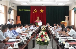 Đoàn công tác của Ban Tổ chức Trung ương làm việc với Tỉnh ủy Vĩnh Long
