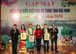 Xuân Quê hương 2020: Gặp mặt Đoàn kiều bào tiêu biểu tại Bắc Ninh