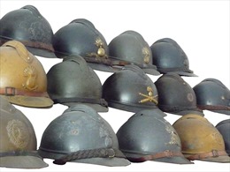 Khả năng bảo vệ đáng kinh ngạc của mũ chiến đấu trong Thế chiến thứ nhất
