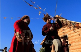 Moskva bắt đầu mùa lễ hội truyền thống Maslenitsa 