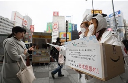 Dịch COVID-19: Nhật Bản ghi nhận 480 ca mắc, 14 người bị tử vong