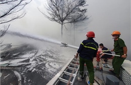 Bà Rịa-Vũng Tàu: Dập tắt hoàn toàn đám cháy tại kho hàng Công ty cổ phần Thành Chí