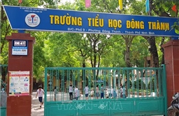Ninh Bình: Việc dạy và học tại Trường Tiểu học Đông Thành diễn ra bình thường