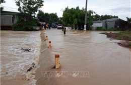 Mưa lớn gây ngập lụt cục bộ một số nơi ở Đắk Lắk