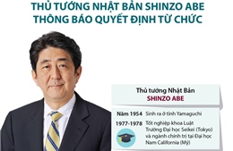 Thủ tướng Nhật Bản Shinzo Abe thông báo quyết định từ chức