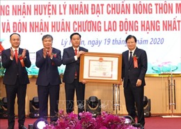 Phó Thủ tướng Trịnh Đình Dũng dự Lễ công bố huyện Lý Nhân đạt chuẩn nông thôn mới