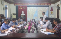 Kiểm tra công tác ứng phó với mưa bão tại Thanh Hóa
