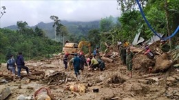Vụ sạt lở đất ở Nam Trà My: Tìm thấy thêm hai thi thể nạn nhân ở thôn 1, xã Trà Leng