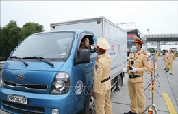 Ra quân bảo đảm trật tự, an toàn giao thông phục vụ bảo vệ Đại hội XIII của Đảng