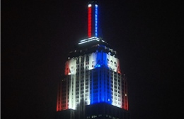 Thắp sáng nhiều tòa nhà biểu tượng trong đêm nhậm chức của Tổng thống Mỹ