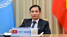 Thứ trưởng Lê Hoài Trung: Bảo vệ lợi ích quốc gia - dân tộc, đóng góp duy trì hòa bình và an ninh quốc tế