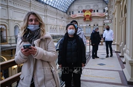 Nga thêm 14.494 ca mắc COVID-19, nâng tổng số lên trên 4 triệu ca 