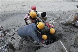 Tiếp tục tìm thấy thi thể trong thảm họa vỡ sông băng Dhauliganga ở Ấn Độ