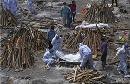 Dịch COVID-19: Thủ đô Ấn Độ ghi nhận thêm gần 400 ca tử vong