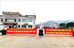 Thành phố Hà Giang tạm dừng hoạt động vận tải hành khách