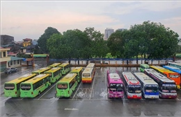 Từ ngày 21/5, Bắc Giang dừng toàn bộ hoạt động vận tải hành khách 