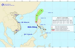 Bão Choi-Wan trở thành cơn bão số 1 trên Biển Đông năm 2021